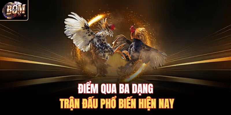 Điểm qua ba dạng trận đấu phổ biến hiện nay